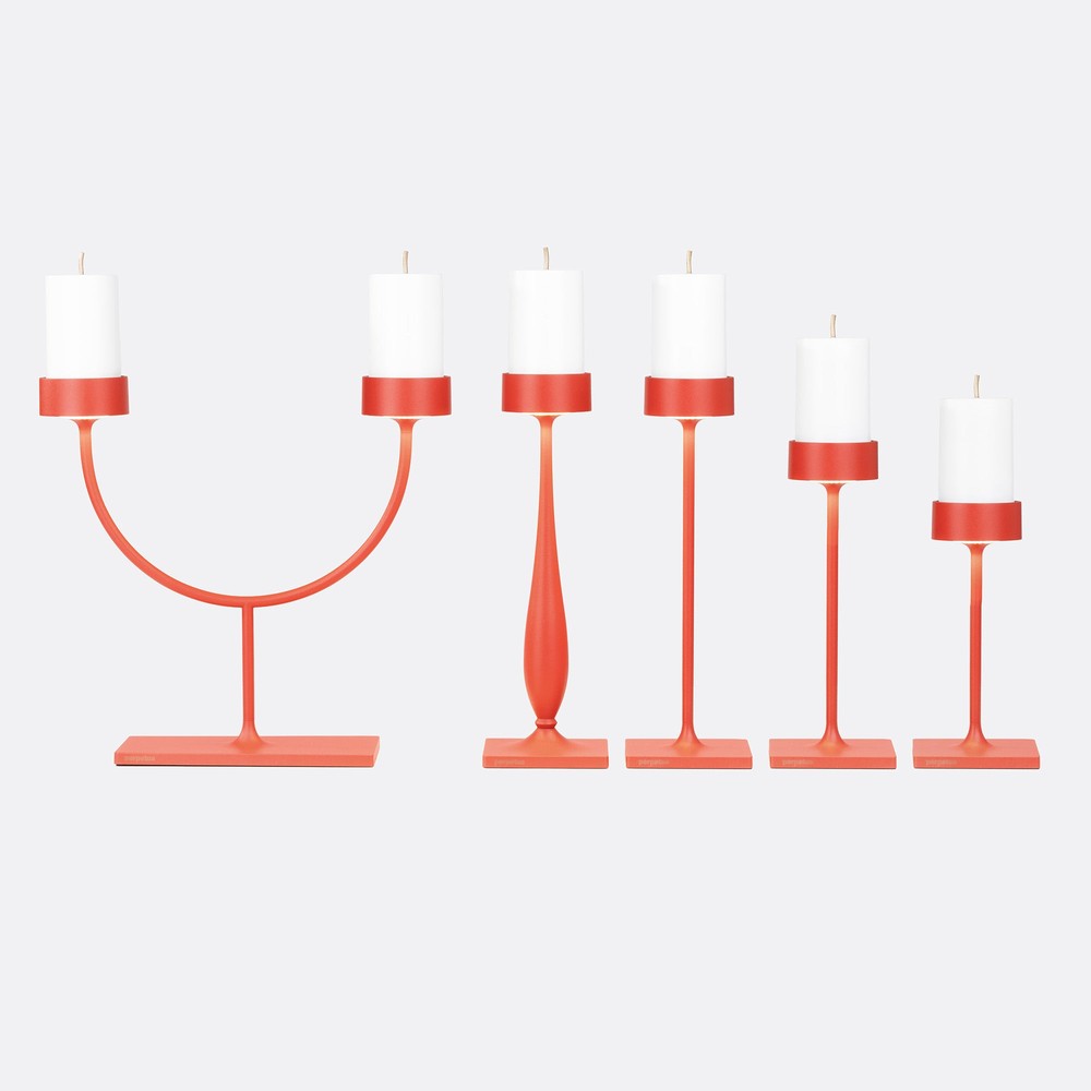 8.7 x H.35.6 cm - Zafferano Perpetua dimmable table lamp in aluminum