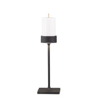 8.7 x H.30.6 cm - Zafferano Perpetua Midi Dimmable Table Lamp in Aluminum
