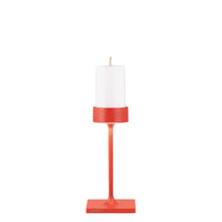 8.7 x H.25.6 cm - Zafferano Perpetua Mini Dimmable Table Lamp in Aluminum