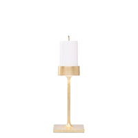 8.7 x H.25.6 cm - Zafferano Perpetua Mini Dimmable Table Lamp in Aluminum
