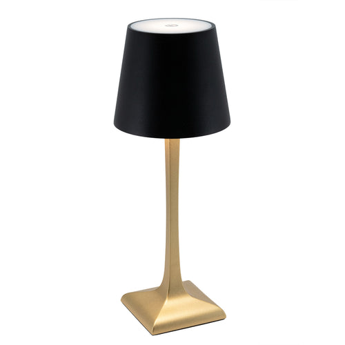 26 cm - Securit Roma Lampe de Table Rechargeable En Fer Et Aluminium
