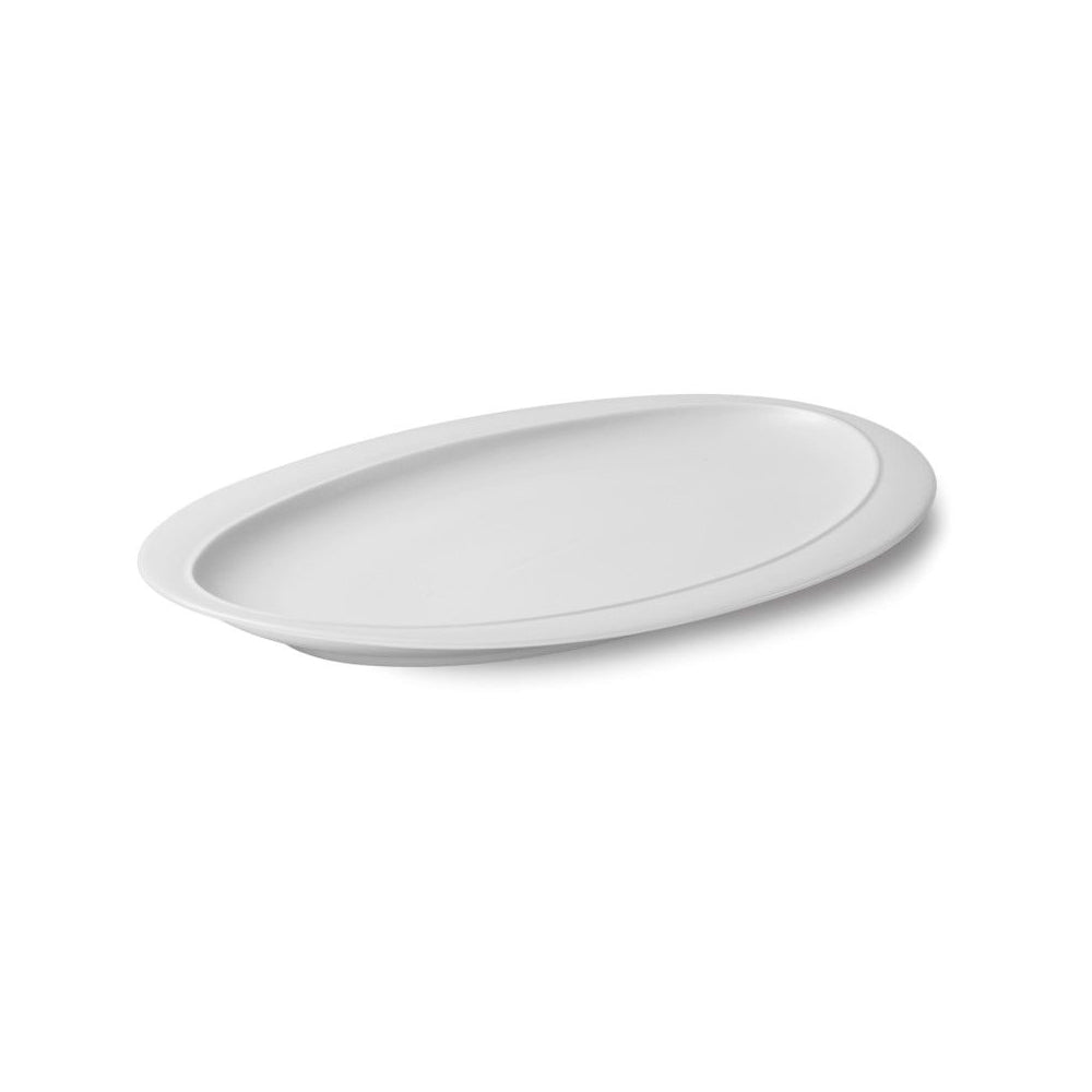 33x23.5 cm - Le Coq Parthenon Oval Presentation Serving Tray in Porcelain Set 6 pcs