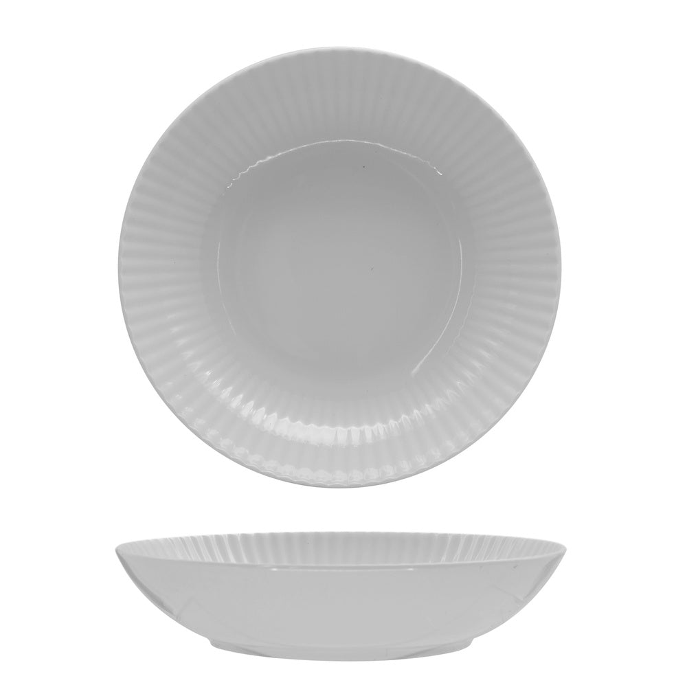 22 cm - Lubiana Daisy Diep Coupe Bord In Porselein - Set 6 St
