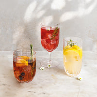 40.5 cl - Zafferano Margherita Copa de cóctel hecho a mano de vidrio - Set de 4 pz