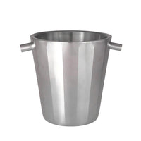 Ø19.5 x H.22 cm - Portofino Double Wall Seau porte-bouteilles en acier satiné