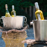 Ø37 x H.19 cm - Portofino Double Wall Enfriador vino espumoso de acero satinado