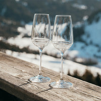 38 cl - Zafferano Esperienze Flute Glass in Glass - Set of 2 Pcs