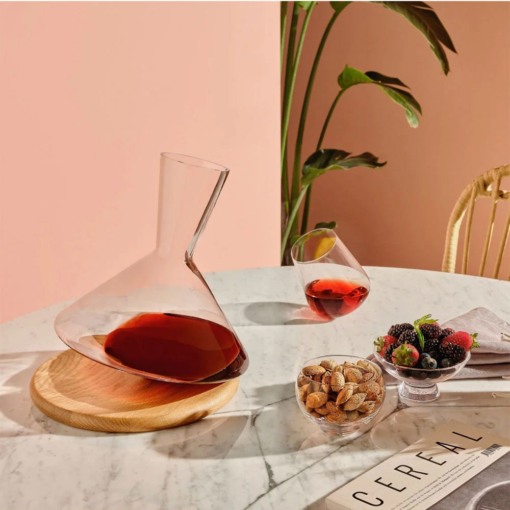 Nude Glass Balance decanter in vetro da 1 litro