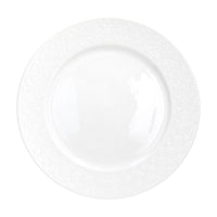 27.5 cm - Tognana Margaret Plato llano con borde en relieve de porcelana Set de 6 pz