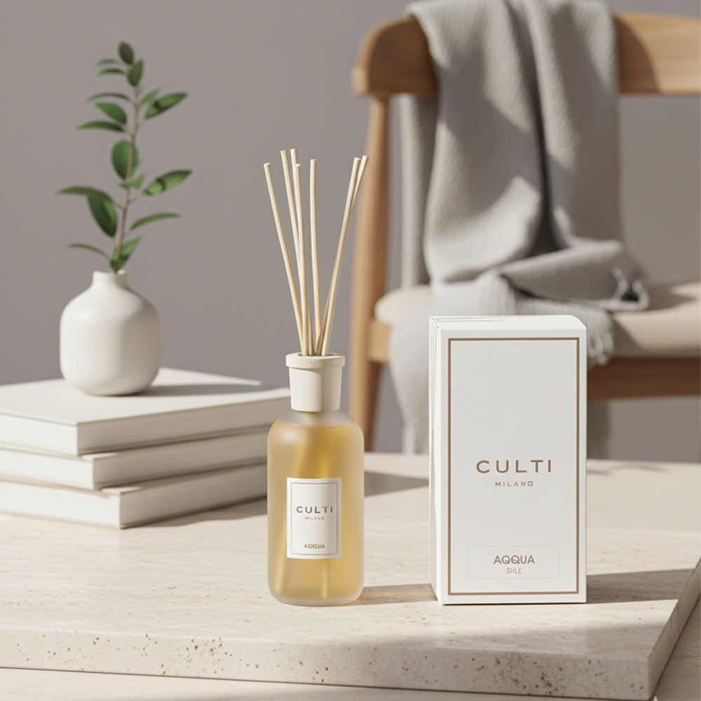 Culti Milano Aqqua Colours Room Diffuser With Reeds