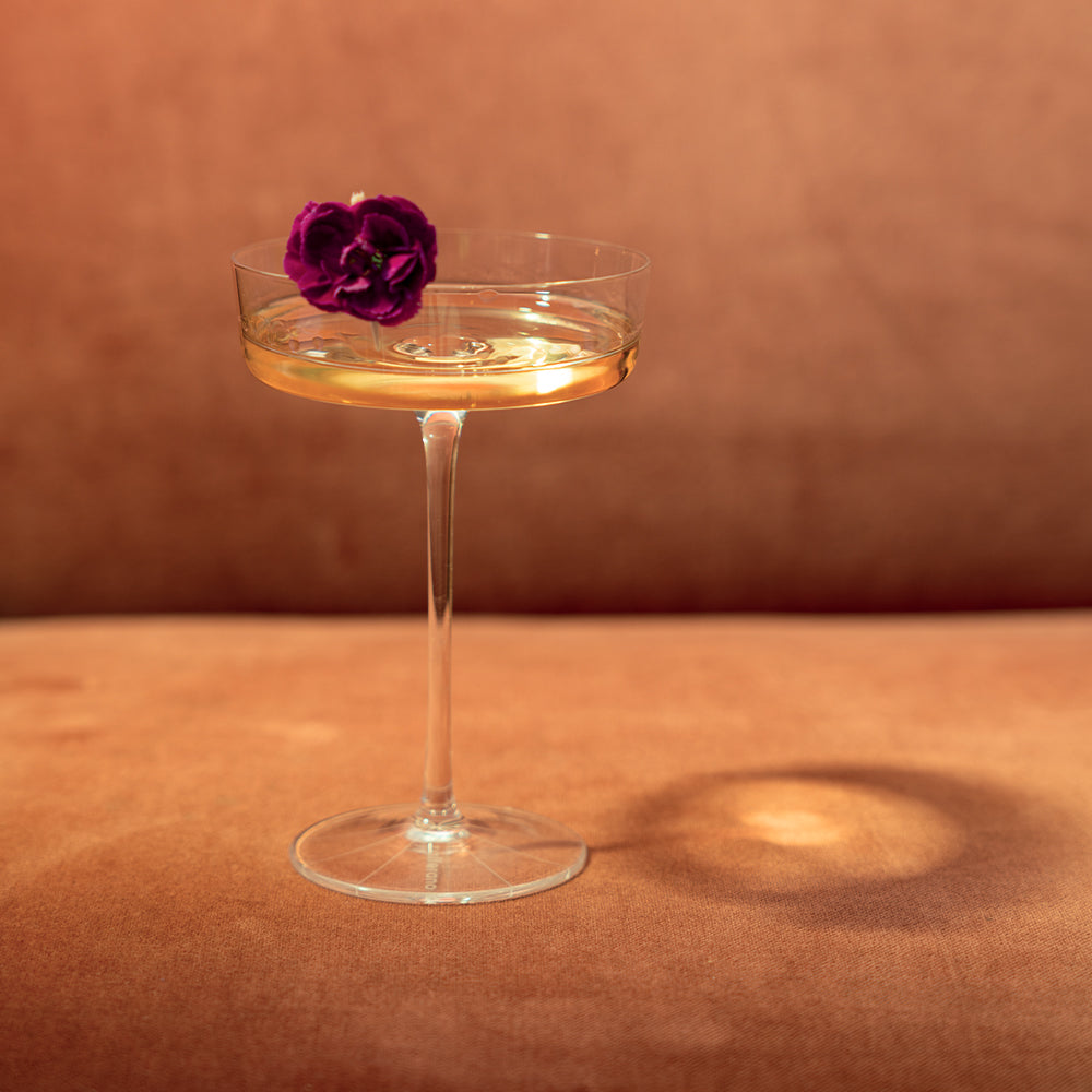 16 cl - Zafferano Sam Copa Cocktail Martini En Vidrio Set de 4 Pzas