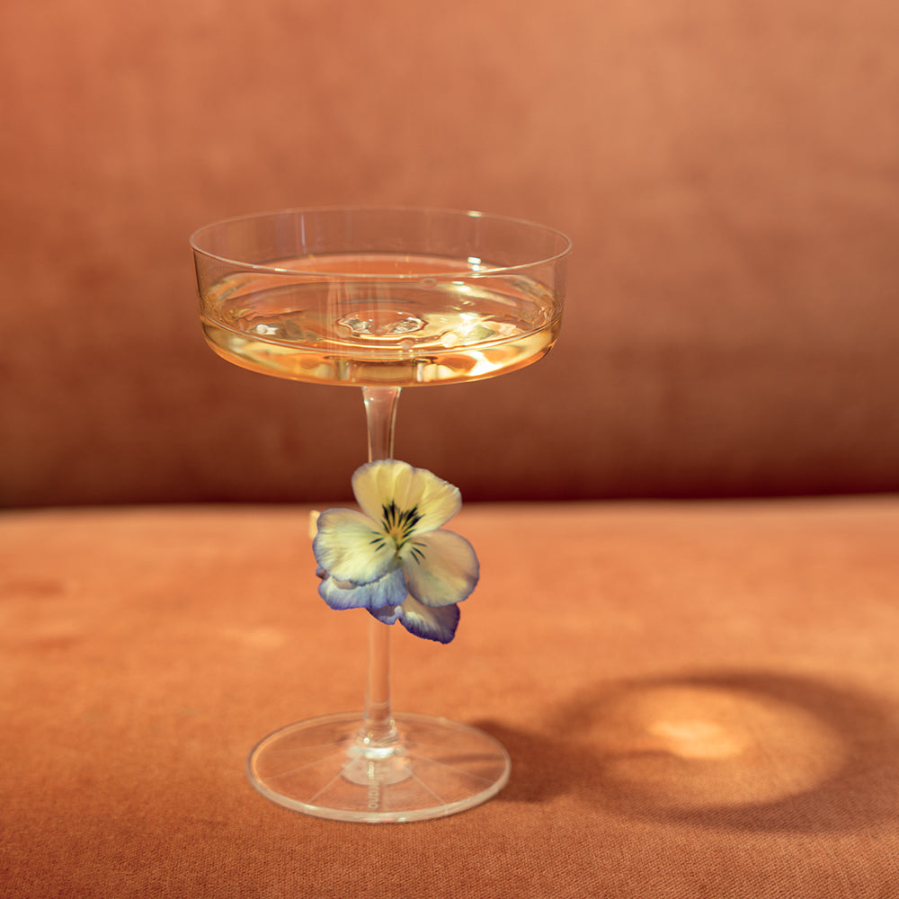 16 cl - Zafferano Sam Copa Cocktail Martini En Vidrio Set de 4 Pzas