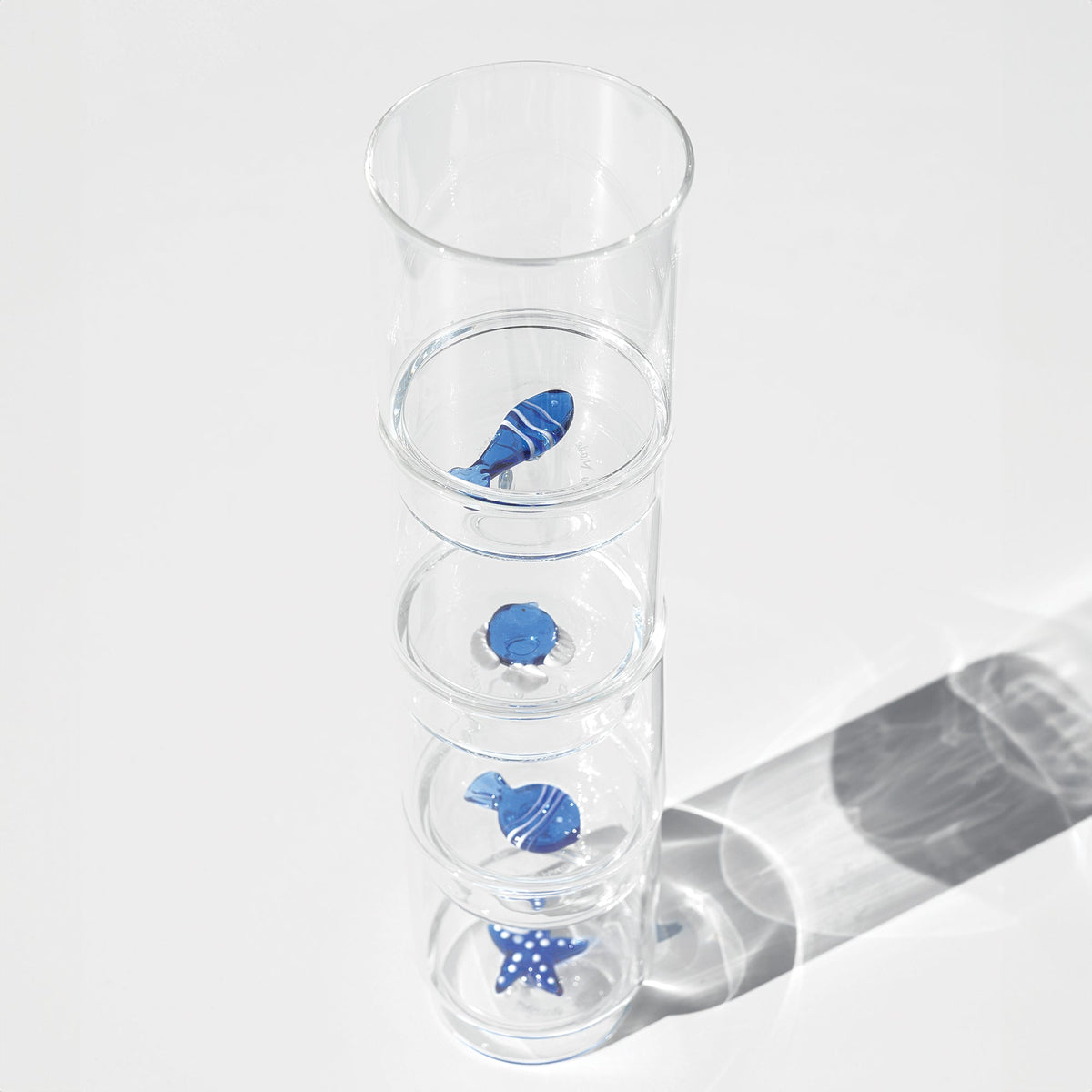 35 cl - Zafferano Teca Mare waterglas in glas - set 6 stuks