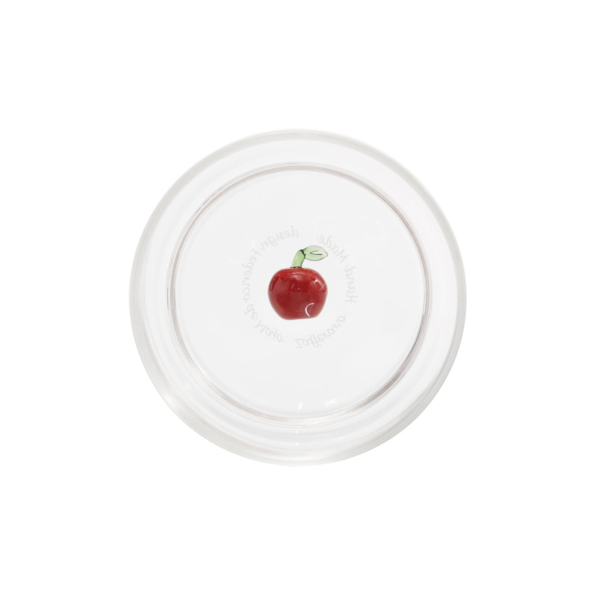 35 cl - Zafferano Teca Frutta Bicchiere Acqua In Vetro Set 6 Pz