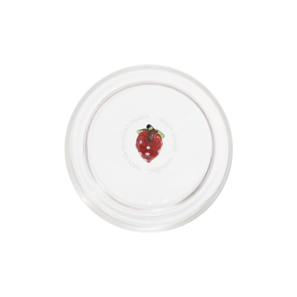 35 cl - Zafferano Teca Frutta Bicchiere Acqua In Vetro Set 6 Pz