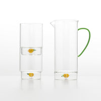 35 cl - Zafferano Teca Frutta Bicchiere Acqua In Vetro Set 6 Pz
