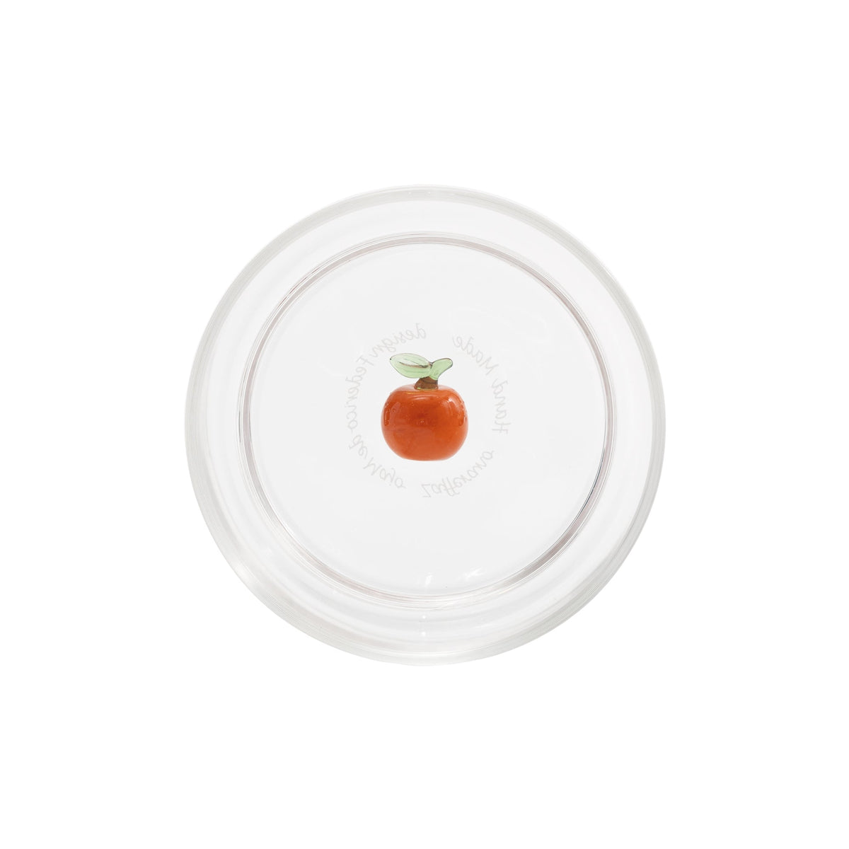 35 cl - Zafferano Teca Frutta Bicchiere Acqua In Vetro Set 6 Pz