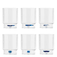 35 cl - Zafferano Teca Mare waterglas in glas - set 6 stuks