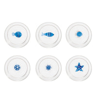 35 cl - Zafferano Teca Mare waterglas in glas - set 6 stuks