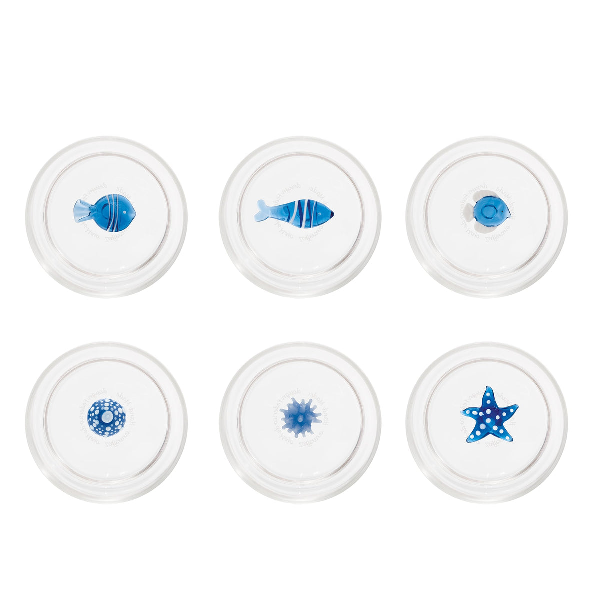 35 cl - Zafferano Teca Mare waterglas in glas - set 6 stuks
