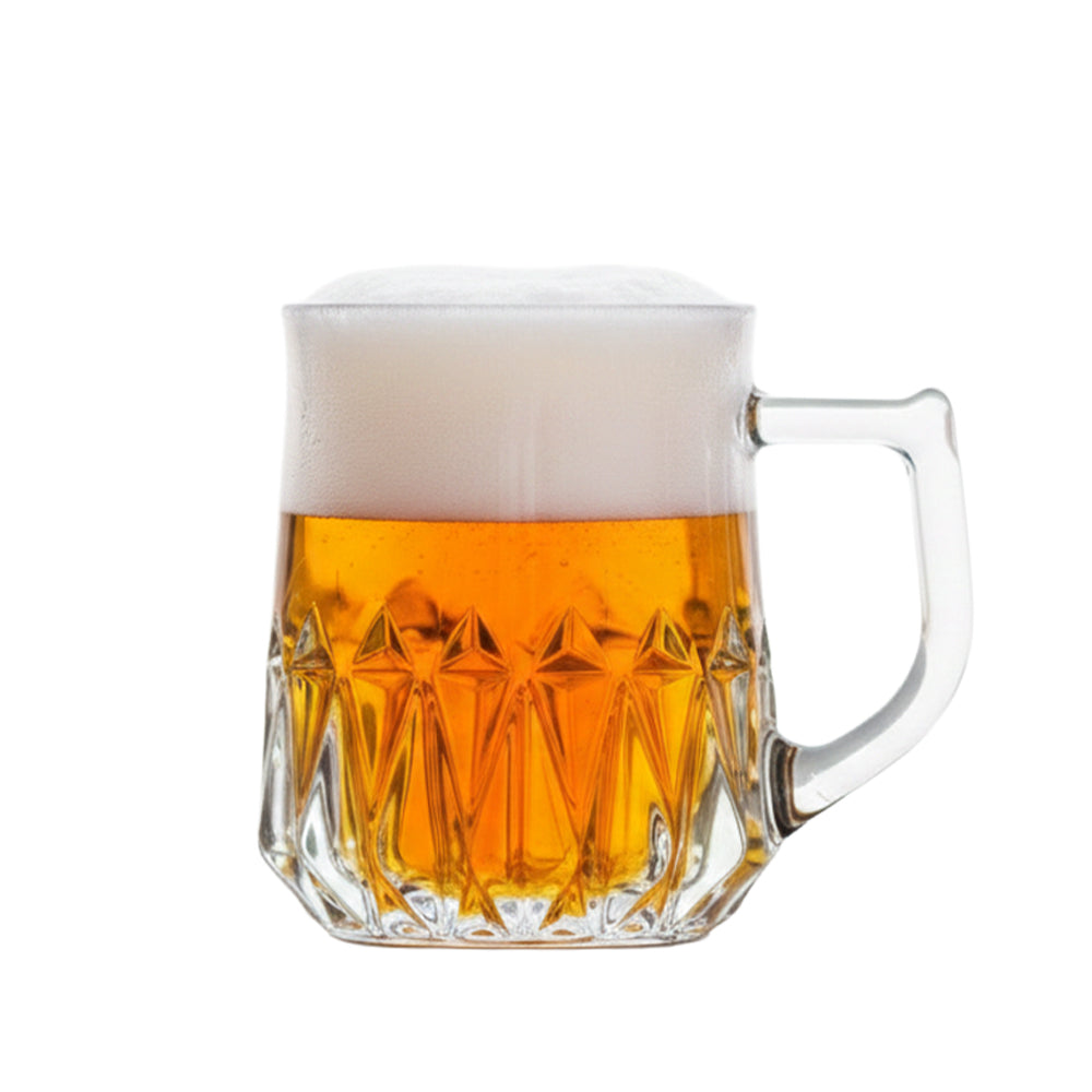 55 cl - Rastal Teku Mug Chope à Bière en Verre - Lot de 6 Pcs