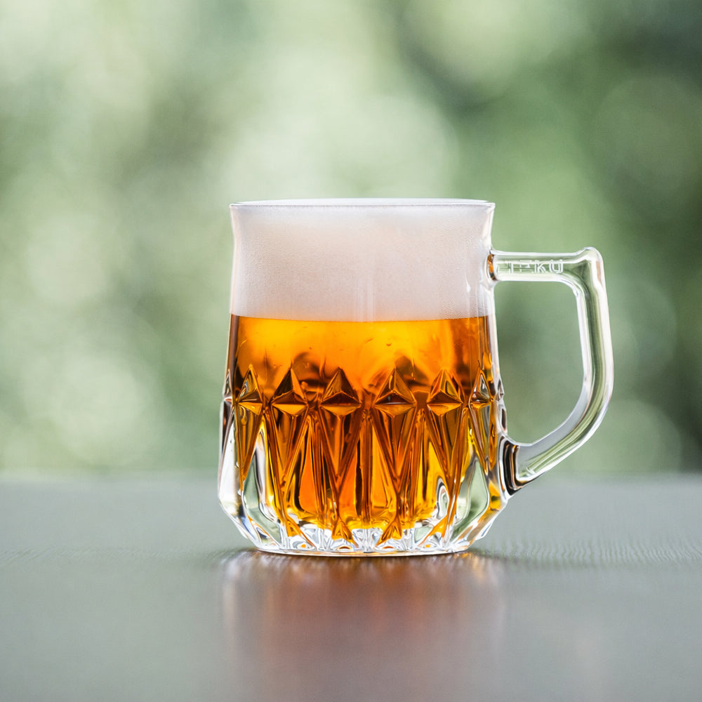 55 cl - Rastal Teku Mug Chope à Bière en Verre - Lot de 6 Pcs