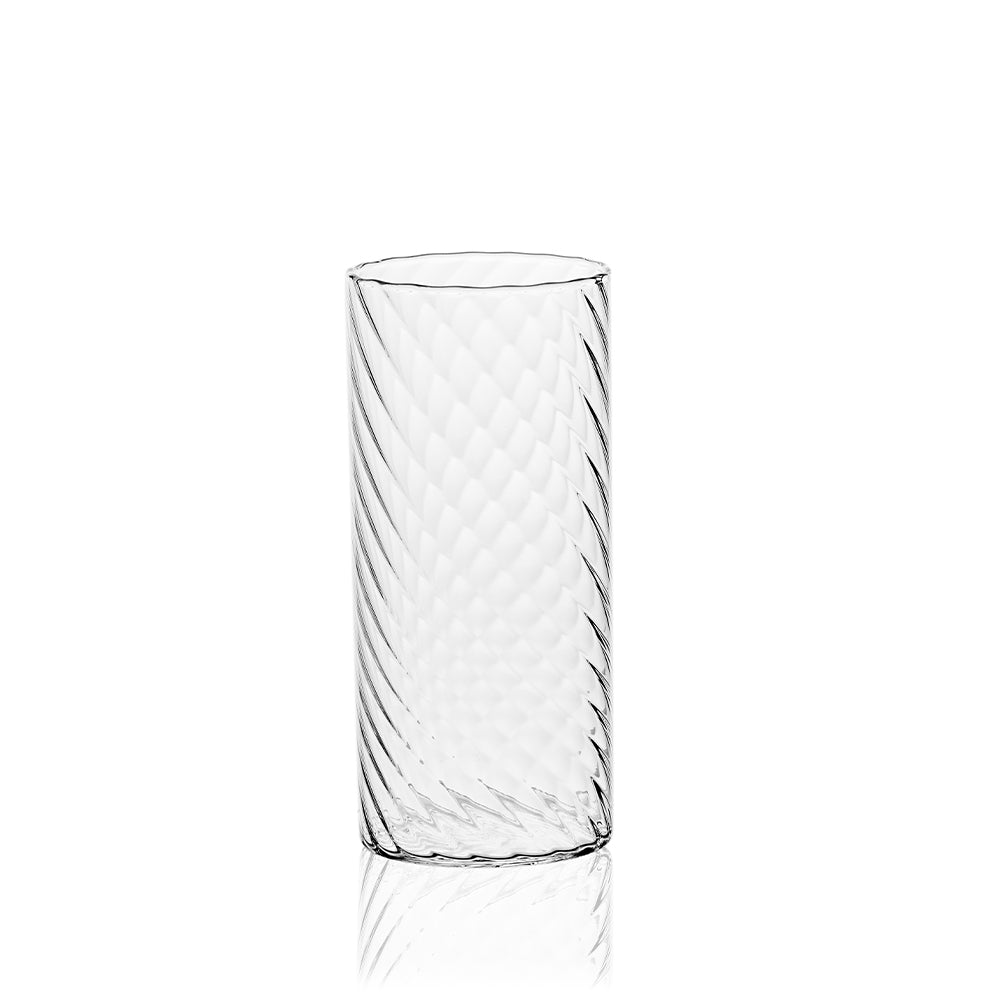 38 cl - Italesse Twist Cocktail highballglas mondgeblazen van borosilicaatglas  - Set van 6 st