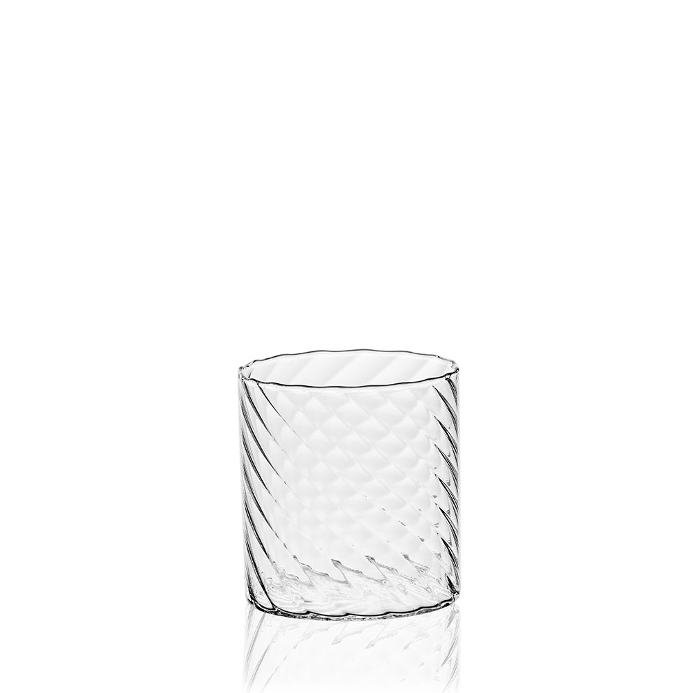 32 cl Italesse Twist Vaso Cóctel Tumbler Soplado a Boca en Vidrio Borosilicato Set 6 Pzs