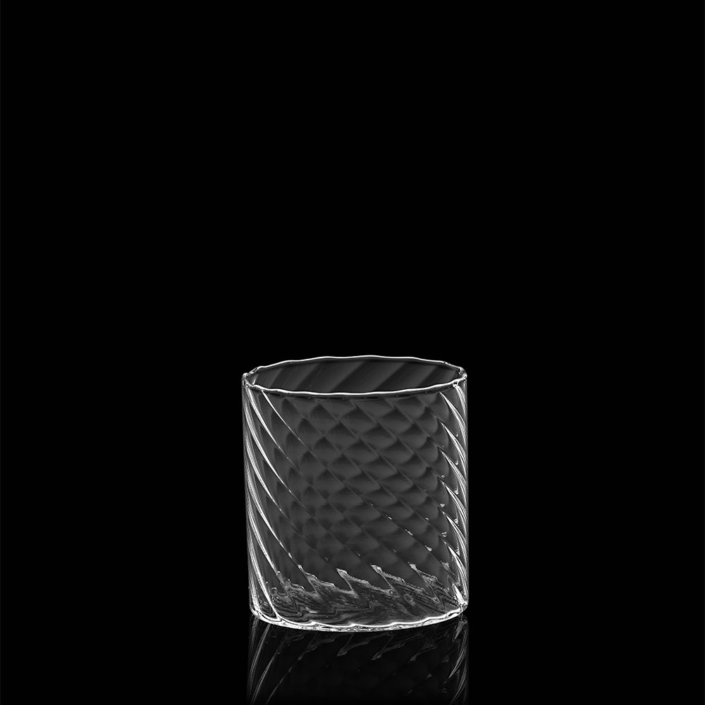 32 cl Italesse Twist Vaso Cóctel Tumbler Soplado a Boca en Vidrio Borosilicato Set 6 Pzs