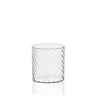41 cl - Italesse Twist Cocktail Tumbler Glass Mouth-Blown in Borosilicate Glass  - Set of 6 Pcs