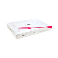 Weiße Verpackung mit stilisierten roten Besteckzeichnungen, sambonet-Logo und TASTE-Aufschrift, flache rechteckige Schachtel.