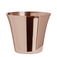 Ø 27 x H.21.5 - Abert Modern Seau Porte-Bouteilles Ovale En Acier Inoxydable 18-10