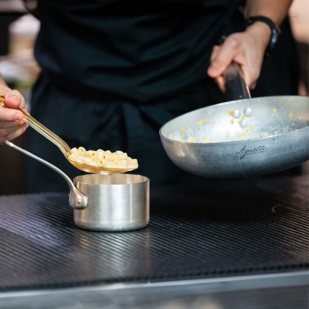 Agnelli Alluminio 3mm Professionale Shallow Casserole with Tubular Stainless Handle