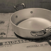 Agnelli Alluminio 3mm Professionale Casseruola Alta Con Manico Tubolare Inox