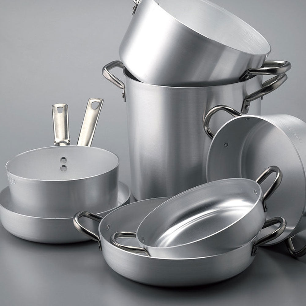 Agnelli Alluminio 3mm Professionale sartén alta sauté con mango tubular de acero inoxidable