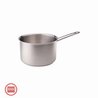 Agnelli Casserole Haute Induction En Acier Inoxydable Avec Manche Tubulaire