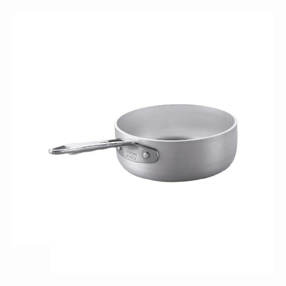 Agnelli 1932 Servicio de Mesa Cacerola Baja Monoporción En Aluminio Con Mango 1907 En Acero Inoxidable