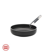 Agnelli AlBlack Poêle Haute Sauté Induction en Aluminium Antiadhésif 5mm avec Manche Cool Inox