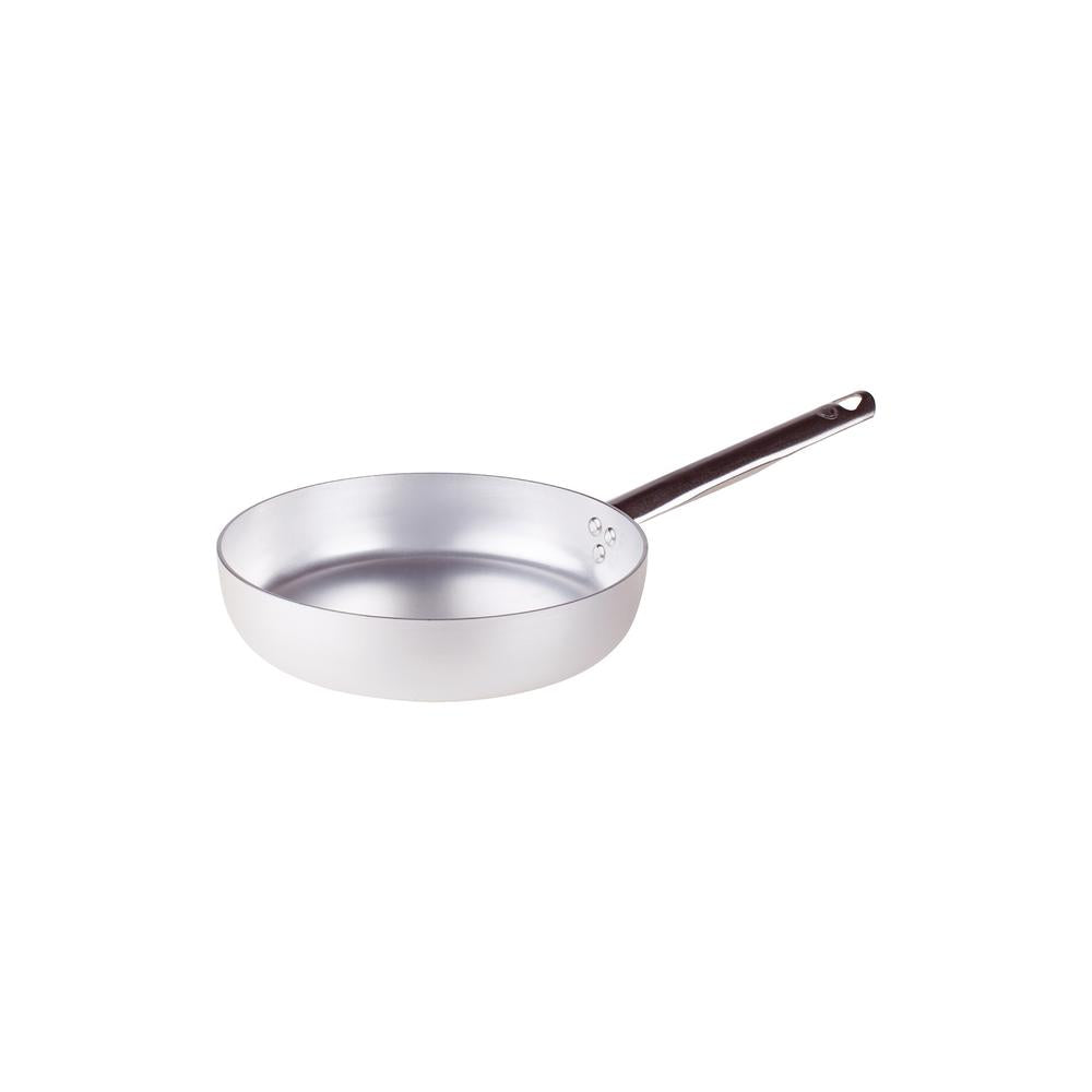 Agnelli Alluminio 3mm Professionale sartén alta sauté con mango tubular de acero inoxidable