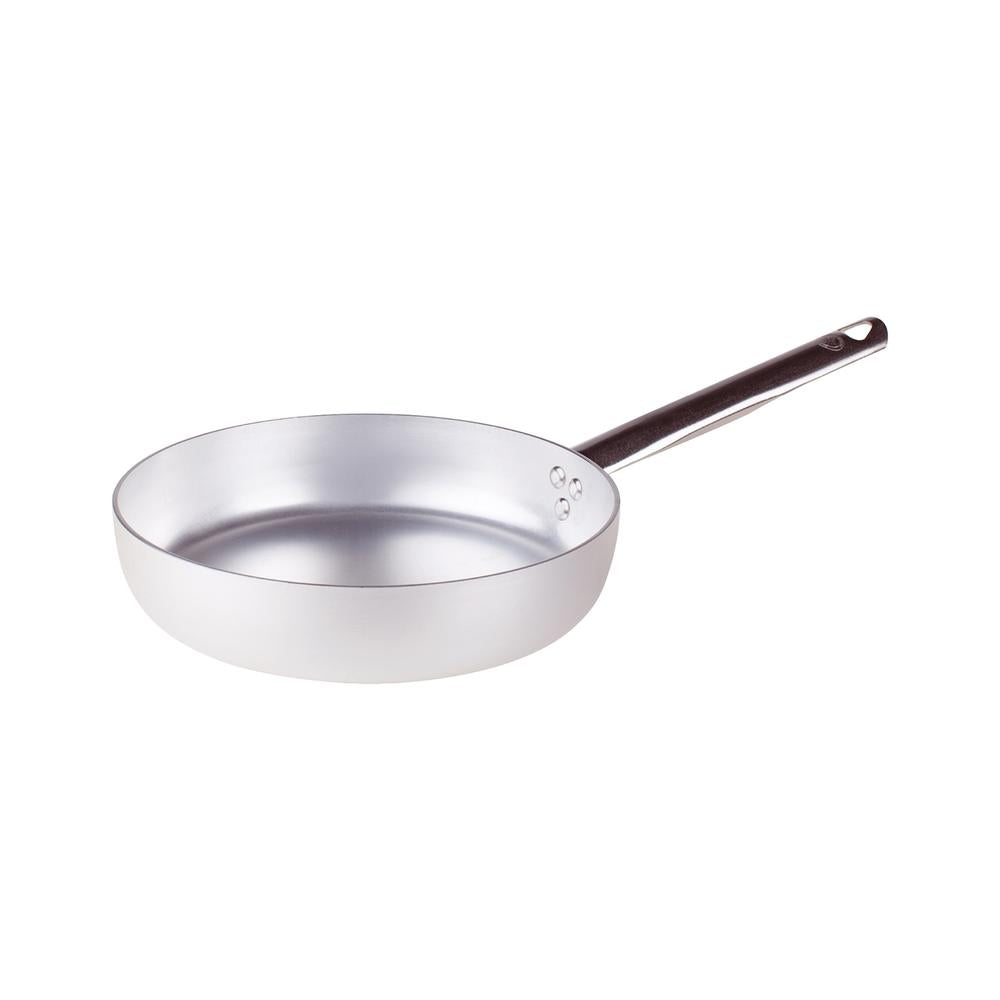 Agnelli Alluminio 3mm Professionale sartén alta sauté con mango tubular de acero inoxidable
