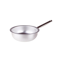 Agnelli Alluminio 3mm Professionale tiefe Risottopfanne mit tubulärem Edelstahlgriff