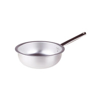 Agnelli Alluminio 3mm Professionale tiefe Risottopfanne mit tubulärem Edelstahlgriff