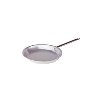 Agnelli Alluminio 3mm Professionale Flared Shallow Oval Pan with Tubular Stainless Handle