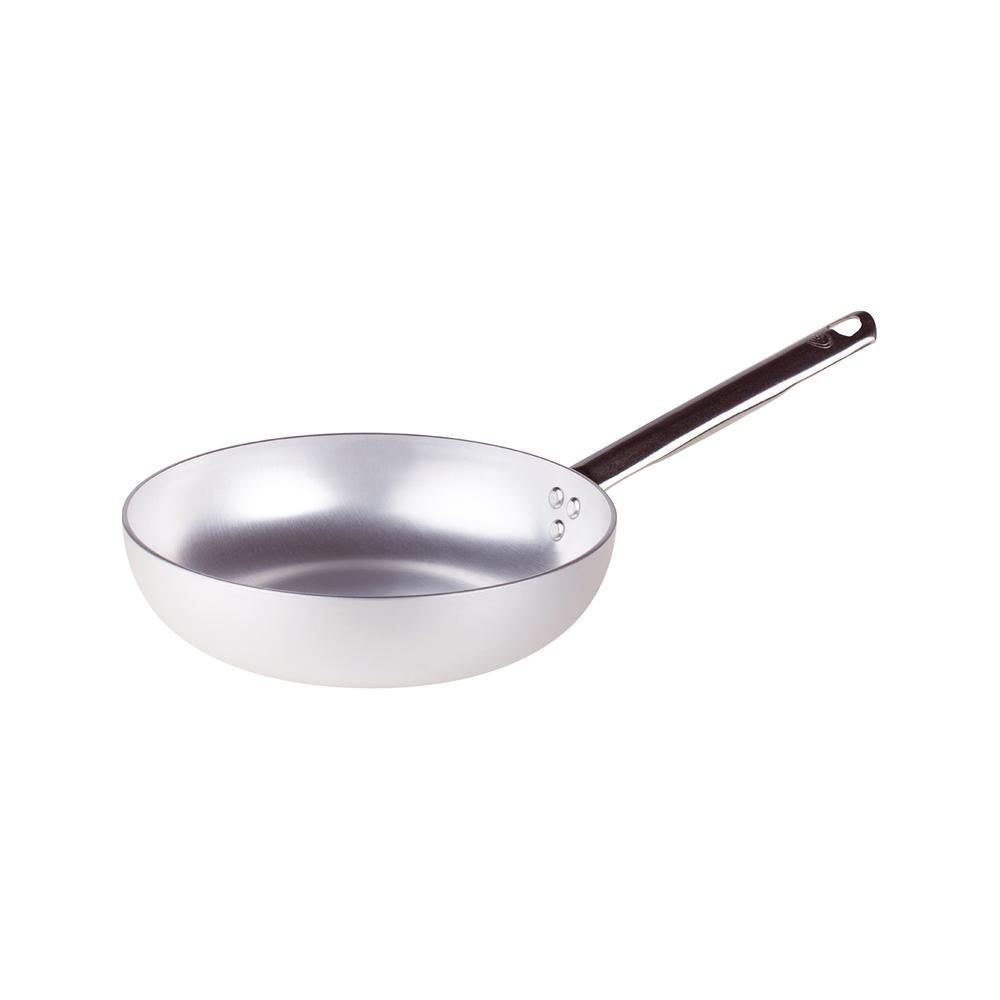 Agnelli Alluminio 3mm Professionale hoge taps pan met buisvormige roestvrijstalen handgreep