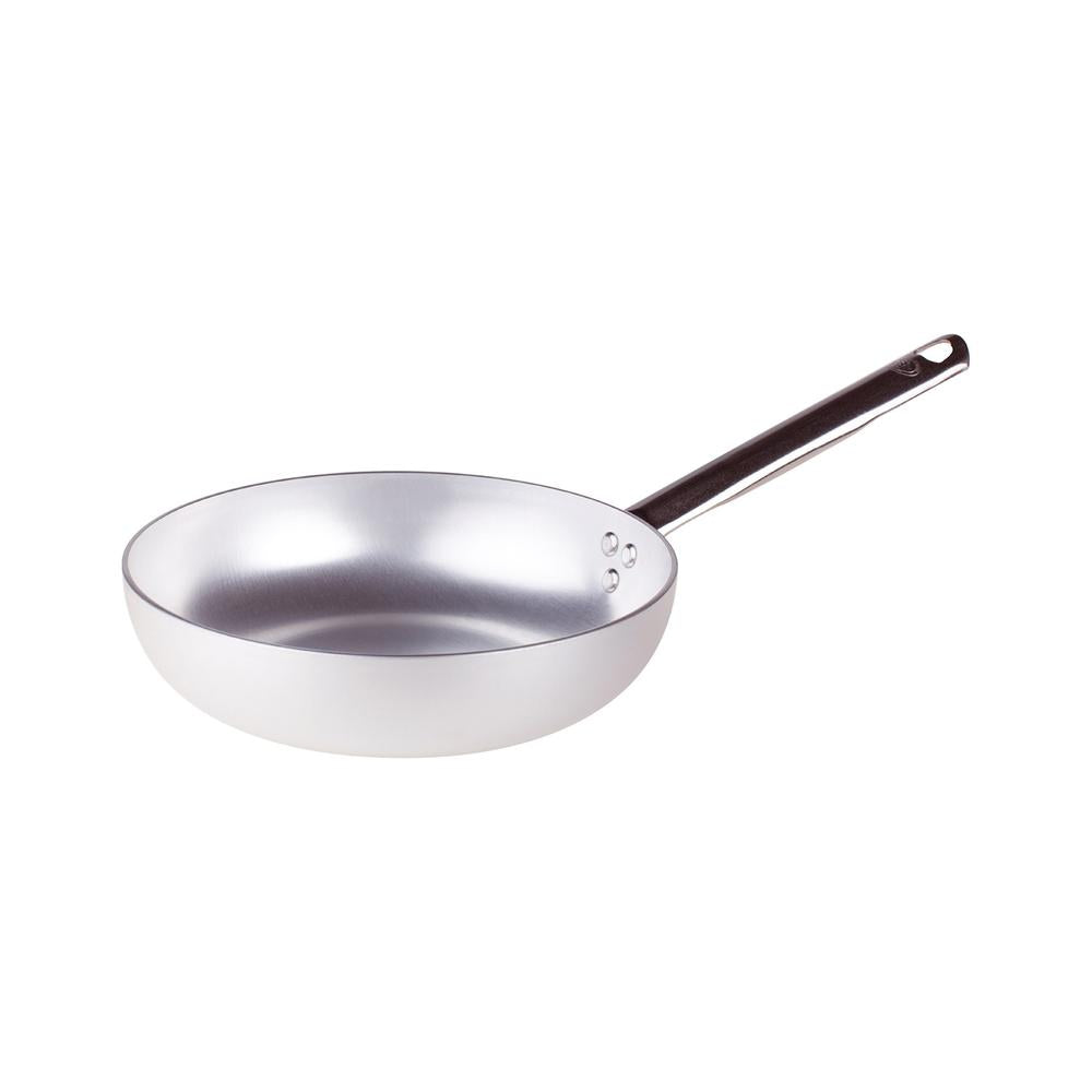 Agnelli Alluminio 3mm Professionale hoge taps pan met buisvormige roestvrijstalen handgreep