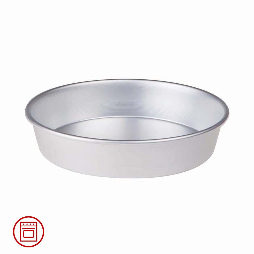 Agnelli Pasticceria & Pizza 6 cm High Conical Cake Pan with Rim in Aluminum