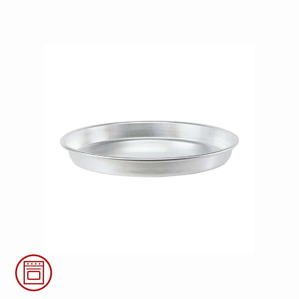 50 cm - Agnelli Pasticceria & Pizza Bandeja Redonda con Borde en Aleación de Aluminio
